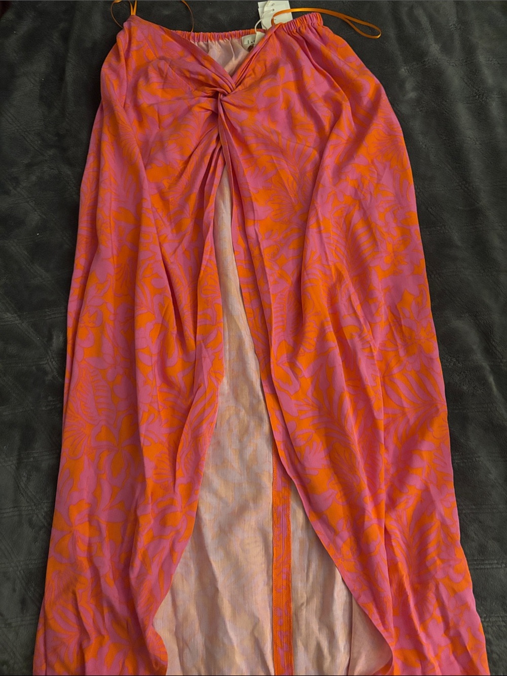 L*Space Mia Cover-Up in Pink and Orange Floral Print